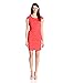 Jessica Simpson Women's Cap Sleeve Sheath Dress, Poppy Red, 4
