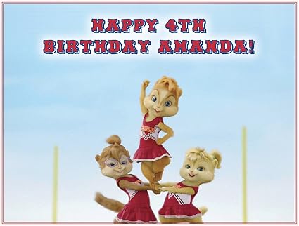 Single Source Party Supplies Alvin The Chipmunks Cake Edible