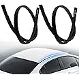 2 Pcs Roof Molding Trim Kit Left & Right Side Roof Drip Molding Weather Stripping Fit for Honda Civic Sedan 4-Door 2012 2013 2014 2015 Replace 74316TR0A01 74306TR0A11 74316TR0A11 74316TR0A12