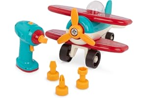 Battat – Classic Construction Toy – Pretend Play Toys – Toddler Plane Playset – Dexterity Building Toy – 3+ Years– Take – Apart Airplane