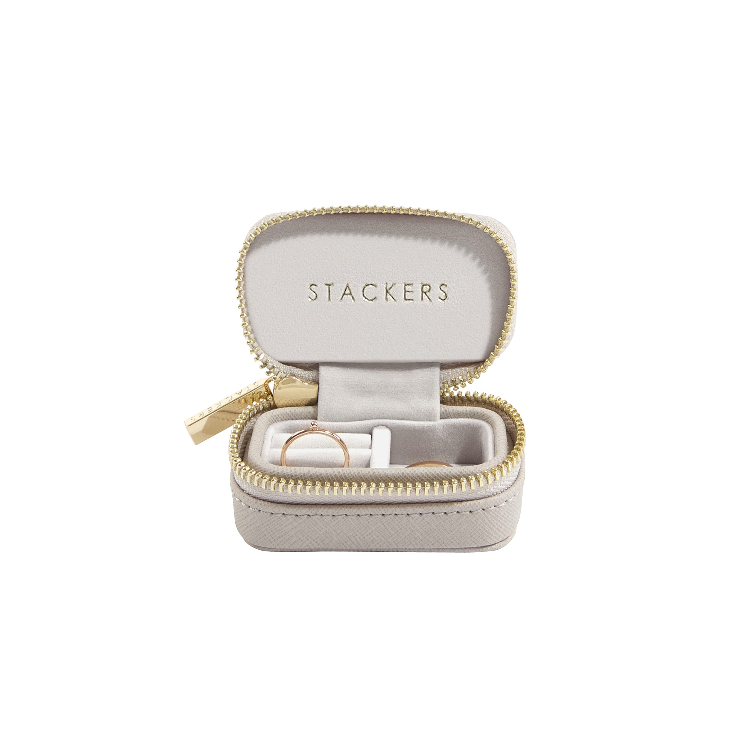 Stackers Taupe Petite Travel Jewellery Box