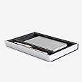 HumanCentric Monitor Stand Riser Drawer - Optional Drawer Desk Shelf, Space Gray Aluminum With Felt Lining Interior, Desktop 