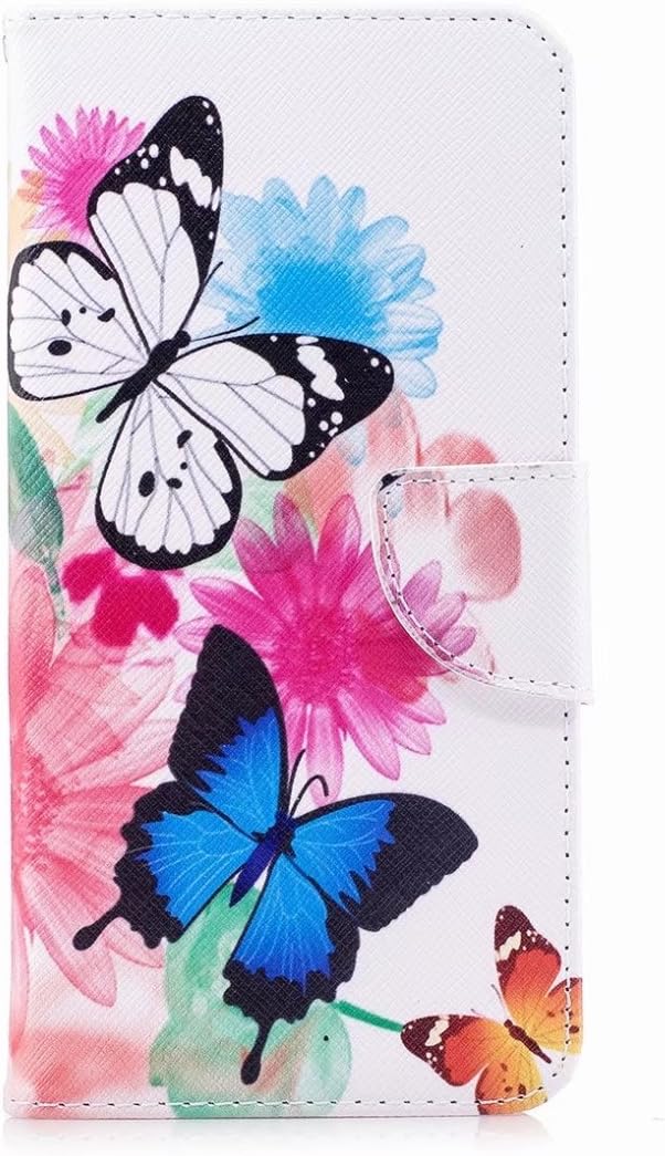 Yiizy Case Cover for Lenovo K8 Note Case, Double Butterfly Design Premium Leather Flip Cover Wallet Bumper Slim Lightweight Protective Shell Pouch with Media Kickstand Card Slots