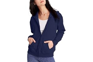Hanes womens Ecosmart Full Zip Fleece Hoodie