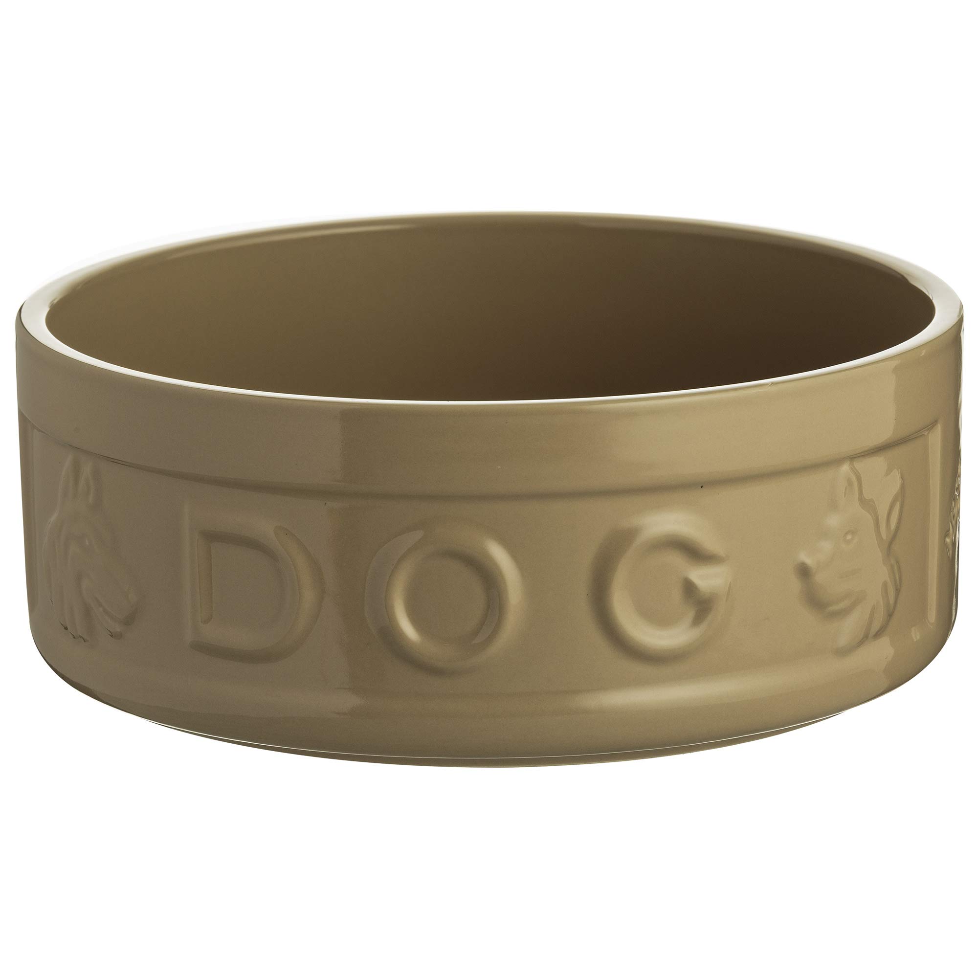 Mason Cash Cane Dog Bowl 25cm Large Stoneware Pet Bowl, 3 Litre Capacity, Classic Design, Dishwasher & Microwave Safe, Ideal for Food and Water