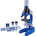Explore One 100x-1200x Children’s Microscope Set for Kids Ages 6 Years Old and Up Great for STEM Education and Sparking Childrens Interest in Discovering The Microscopic World