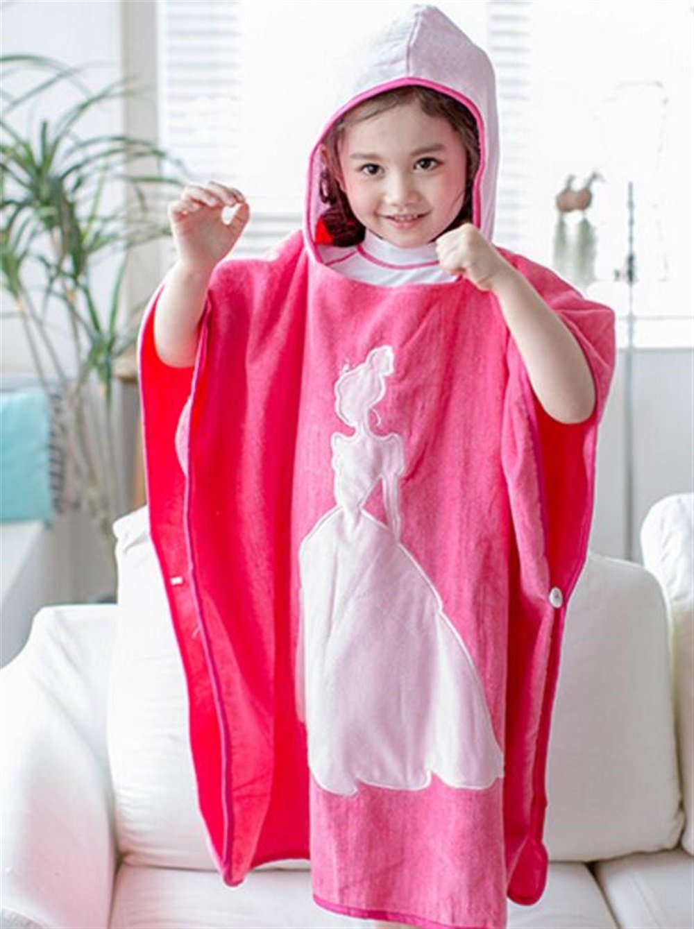 Serviette De Bain Princesse Modelisation Enfants Peignoir Cape Cape Serviette De Bain Bebe Maillots De Bain A Capuche Respirant Absorbant Peignoir Douche Essuyer Serviette Le Bain Serviettes Et Sorties De Bain