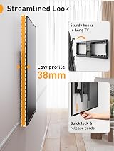 Perlegear TV Wall Bracket 37–82 inch Tilt Max 600x400 VESA 60kg view 6