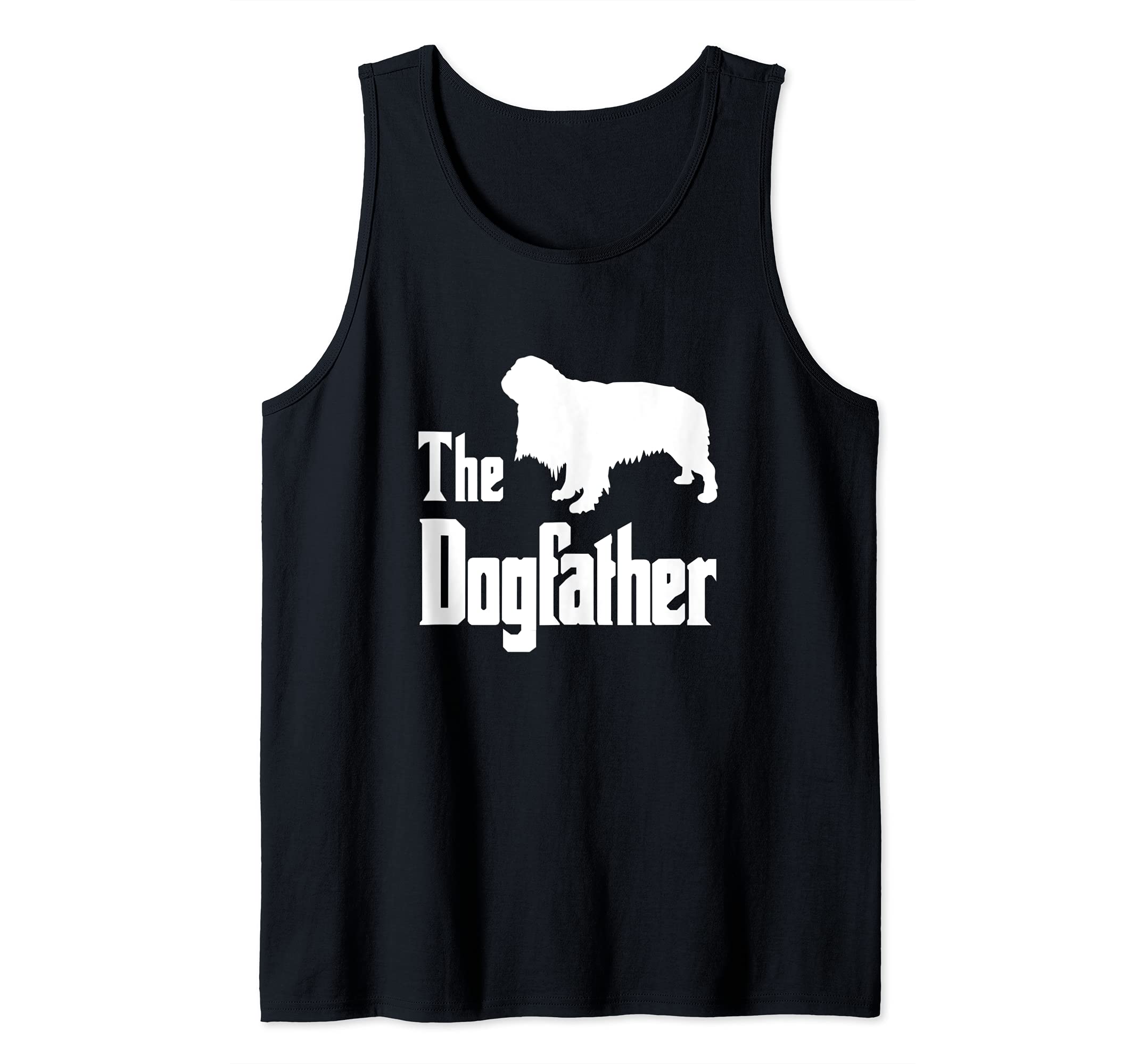 The Dogfather - funny dog gift, funny English Toy Spaniel Tank Top