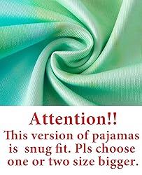 Dolphin&Fish Kids Short Pjs Girls Summer Pajamas