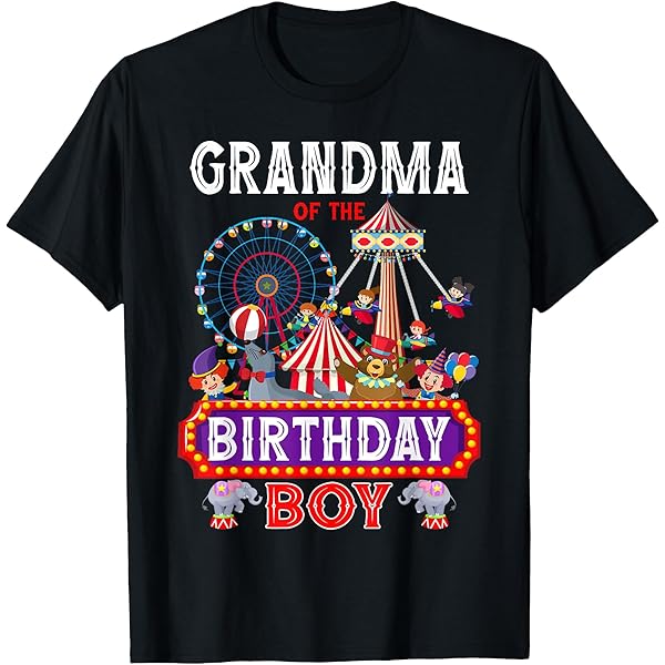 Amazon.com: Grandma Of The Birthday Boy Carnival Circus 1st