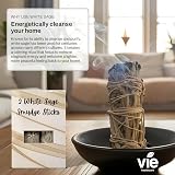 VIE White Sage Smudge Sticks (4”) - Pack of 2 for Cleansing & Meditation view 7