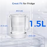 Waterdrop Glass Water Filter Jug 1.5L 2 Months Filtration NSF 42 53 372 view 4