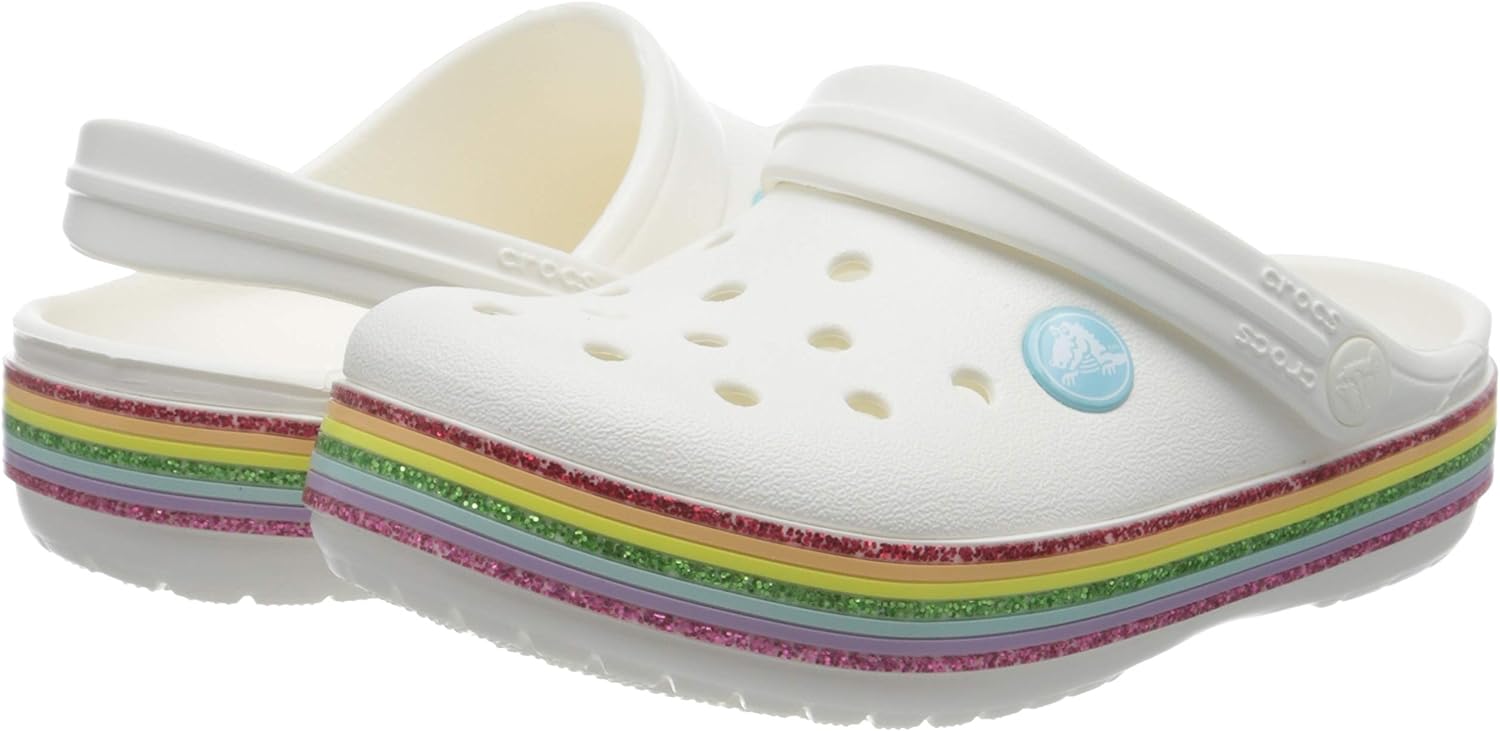 Crocs Crocband Rainbow Glitter Clog Kids Sabots Mixte Enfant Chaussures