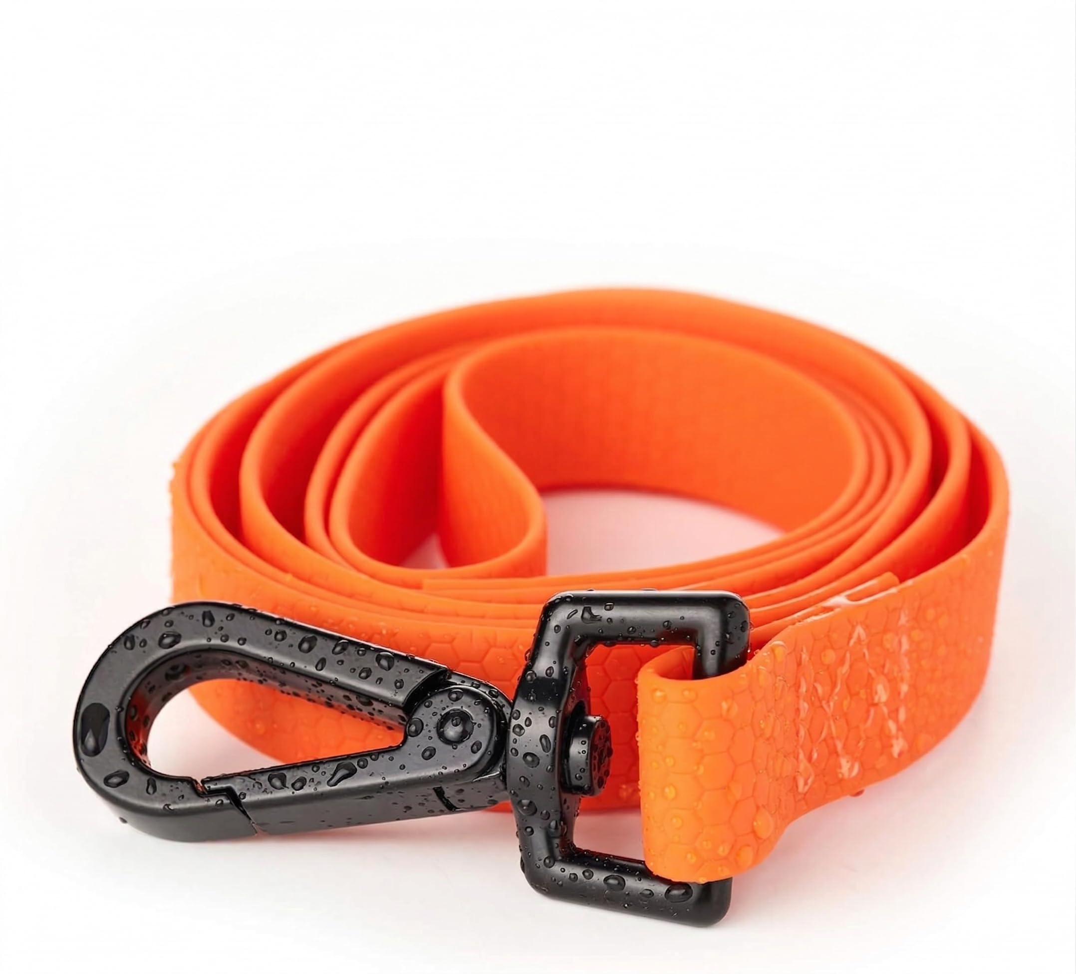 Heavy Duty Dog Leash 4 & 6 FT with Comfortable Handle Lightweight Waterproof Lead with Durable Clip Strong PVC Coating for Small Medium Large Dogs (4 ft Regular)