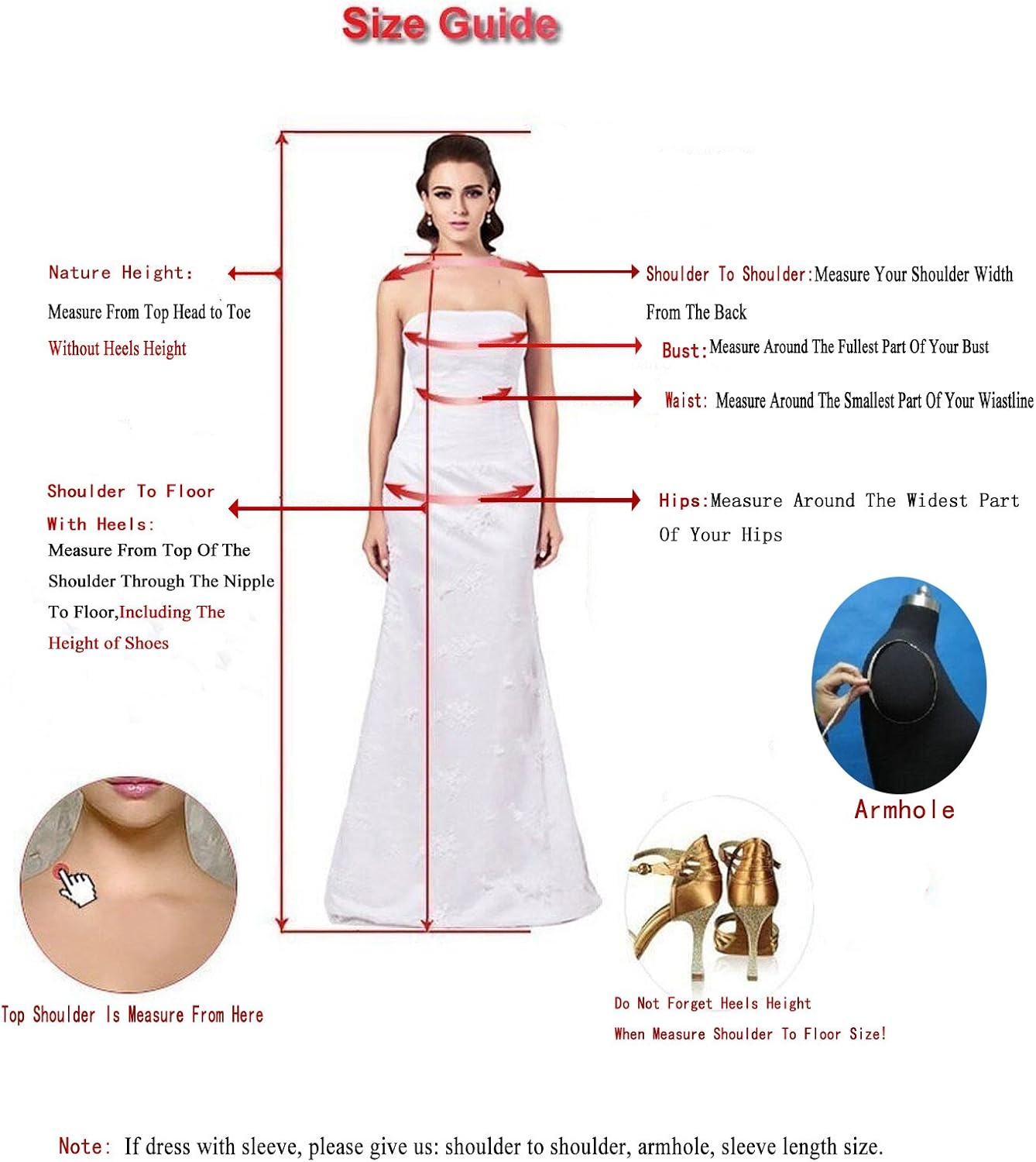 Abaowedding Women's V Neck Long Sleeves Tea Length Short Wedding Dress at  Women’s Clothing store