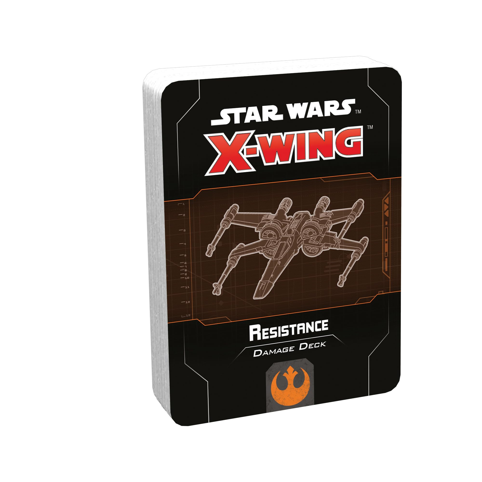 Fantasy Flight Games - Star Wars X-Wing Second Edition: Star Wars X-Wing: Resistance Damage Deck - Miniature Game