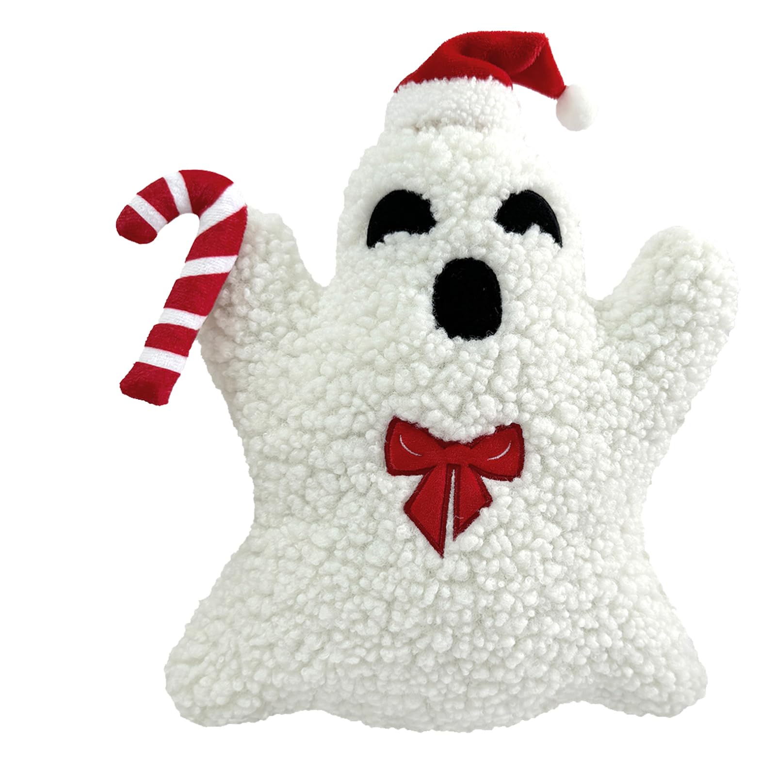 POPOYU Halloween Ghost Plush Cushion Pillows 40cm,HalloweenThrow GhostPillow,Ghost Spooky Cushion Sofa Bed Home Decor for Halloween,Cute Boo Pillow for HalloweenParty Game,Boo Basket Gifts