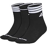 adidas womens Women's Cushioned 3-stripe 4.0 3-pack High Quarter