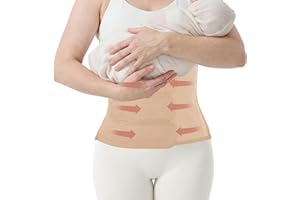 Postpartum Belly Band for C-Section Recovery: Abdominal Binder Post Surgery with Hot Cold Pocket for Pain & Swelling Relief -