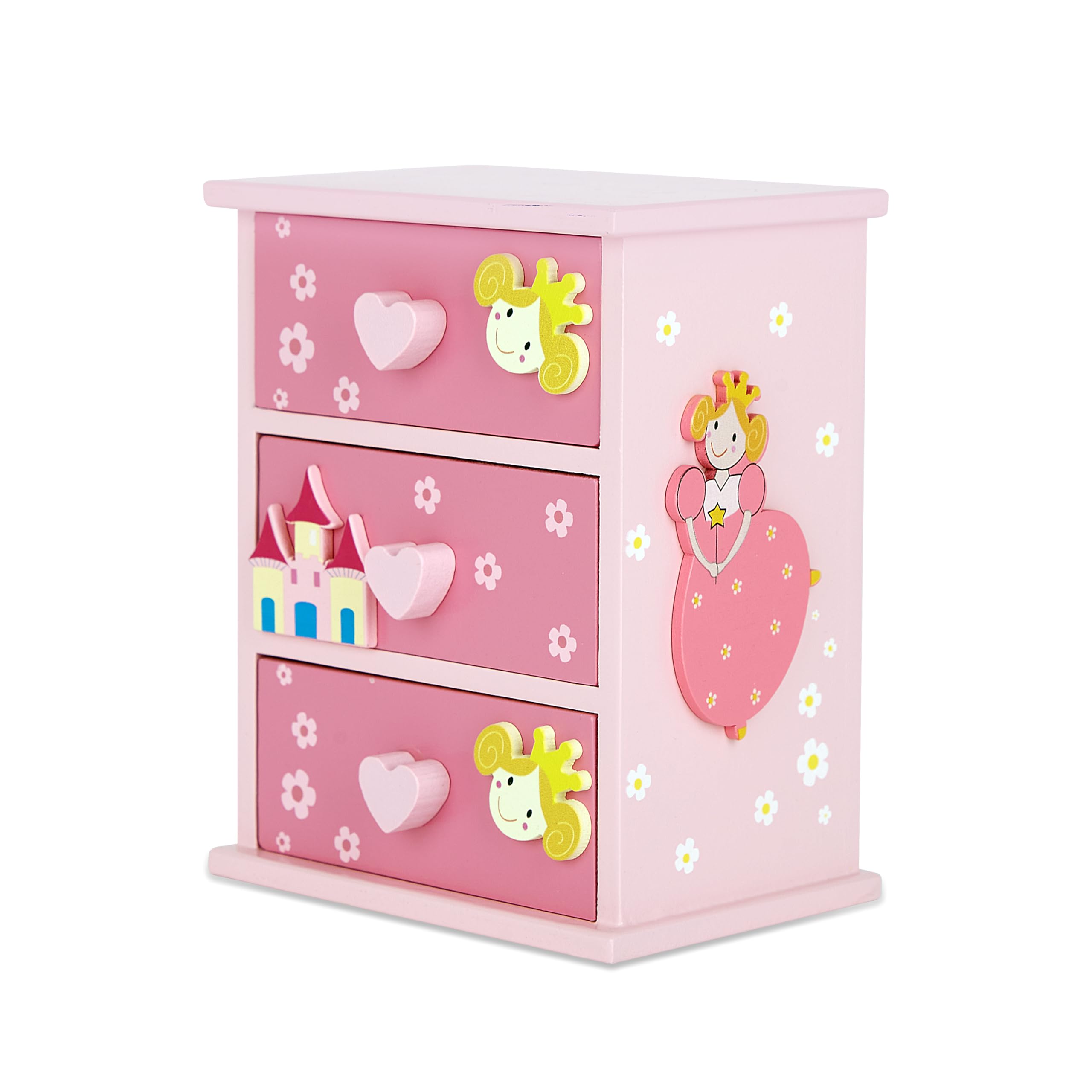 Girls Princess Jewellery Box Trinket Box