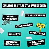Peppersmith British Peppermint Chewing Gum 100% Xylitol Vegan 12x15g view 6