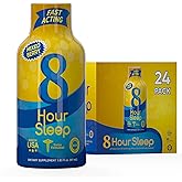 Vitamin Energy 8 Hour Sleep Shot Mixed Berry 24 Pack, Melatonin, 5-HTP, GABA, Valerian, Lavender, Nighttime Relaxation & Sleep Support Supplement, Zero Sugar, Vegan, Gluten-Free, Kosher, 1.93 fl oz