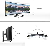 Philips 498P9 49 Inch DQHD Curved Ultrawide 70Hz 5ms VA Monitor USB HUB KVM view 5