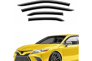 AEROGUYS Extra Durable Window Deflectors Tape-On Window Visors Rain Guards Fit for Toyota Camry 2018-2024, Sun Visors, Wind Vent Visors, Window Vent Shades, Exterior Car Accessories - 4 pcs. AG0113