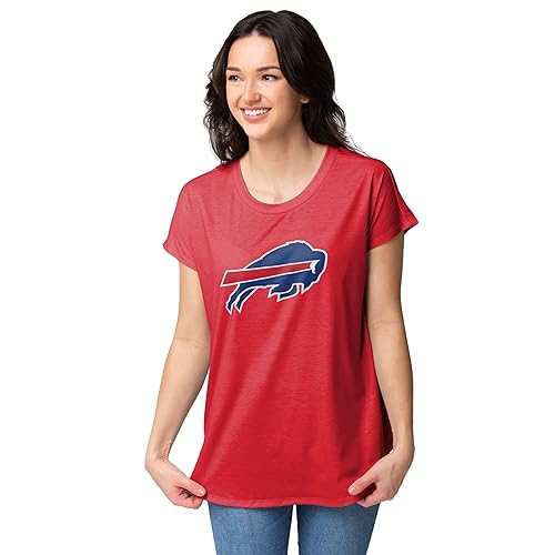 FOCO Buffalo Bills NFL Womens Big Logo Tunic Top - XL