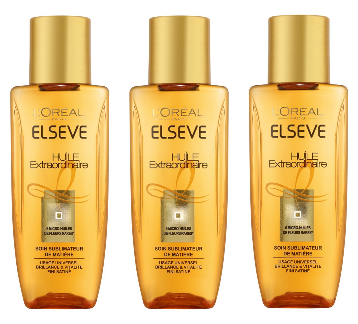 L'Oréal Paris Elsève Universal Extraordinary Oil Hair Care 50 ml - Pack of 3