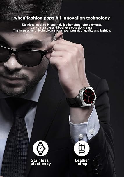 JIHUIA Actividad GPS Rastreador Relojes, Color Toque ...