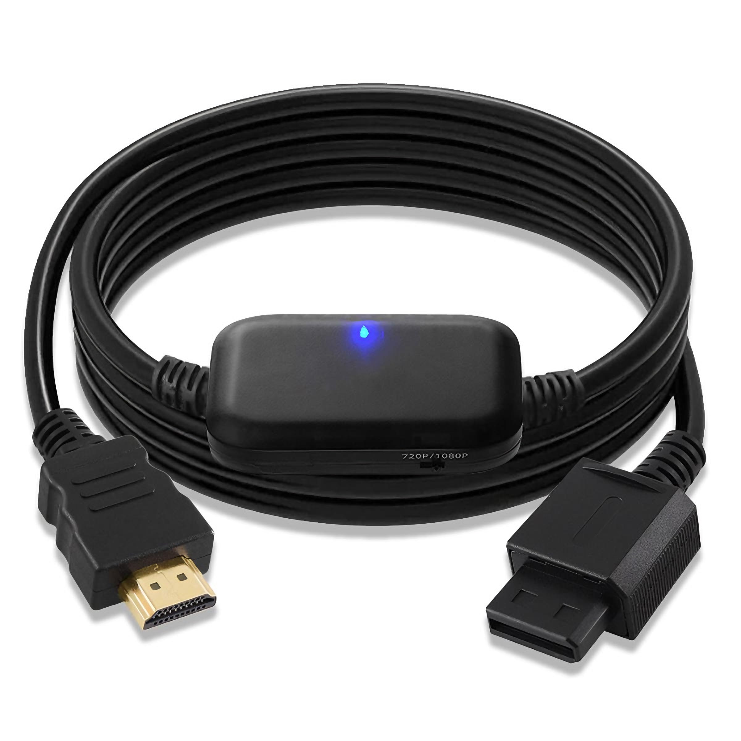 Herfair Wii to HDMI Adapter Cable for Nintendo Wii/Wii U, Support 1080P Output with 4:3/16:9 Aspect & All Game Display Modes, Plug and Play, 6.6FT