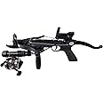 80 Pound Self-Cocking Pistol Crossbow with Cobra System Limb with 3 Bolts
