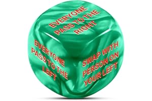 Santa Swap Gift Exchange Dice, Stocking Stuffers for Women Men Adults, Christmas Games for Family Party, Christmas Dice Gift 