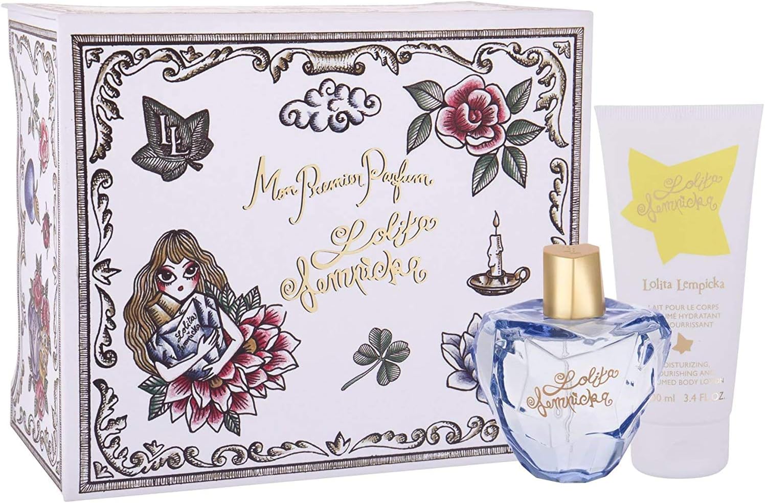 Lolita Lempicka 2 Piece Set Eau De Parfum 100ml Body Lotion 100ml, 125 g (Pack of 6)
