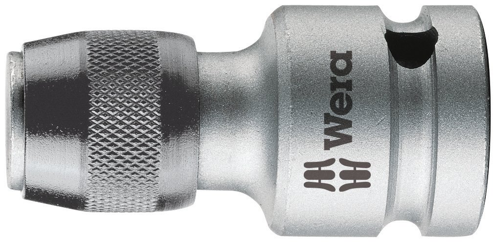 Wera 05042765001 5/16 x 50 mm 784 B 3/8-Inch/2 Adaptor with Quick Release Chuck - Silver