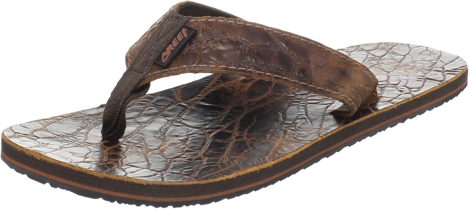 Reef - Leather Smoothy Men's Flip Flop | Outdoor Gear Exchange