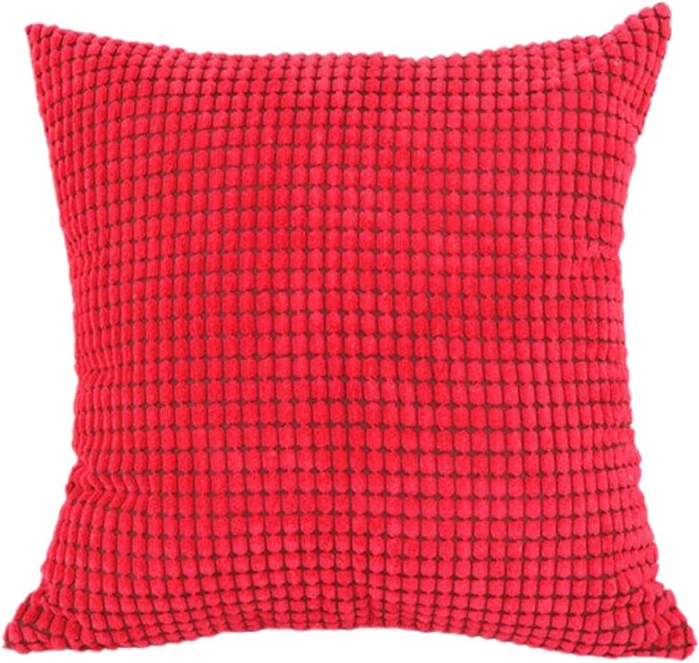Nunubee Plush Home Cushion Cover 50 * 50cm Pillowcase Throw Pillow Case Sofa Decoration