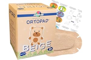 Ortopad® Bamboo Beige Eye Patches, 50/Box (Regular Size, 3+ yrs)