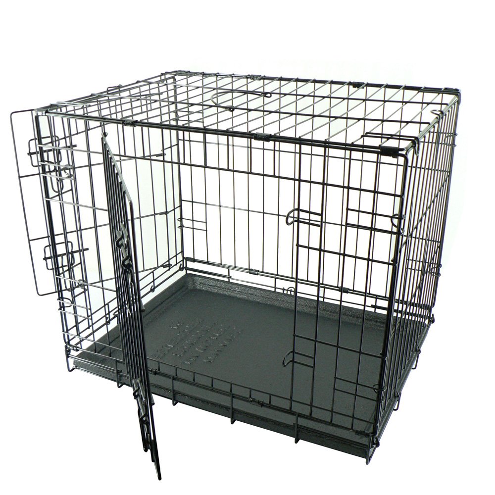 Dogit 2 Door Wire Home, Black, Small