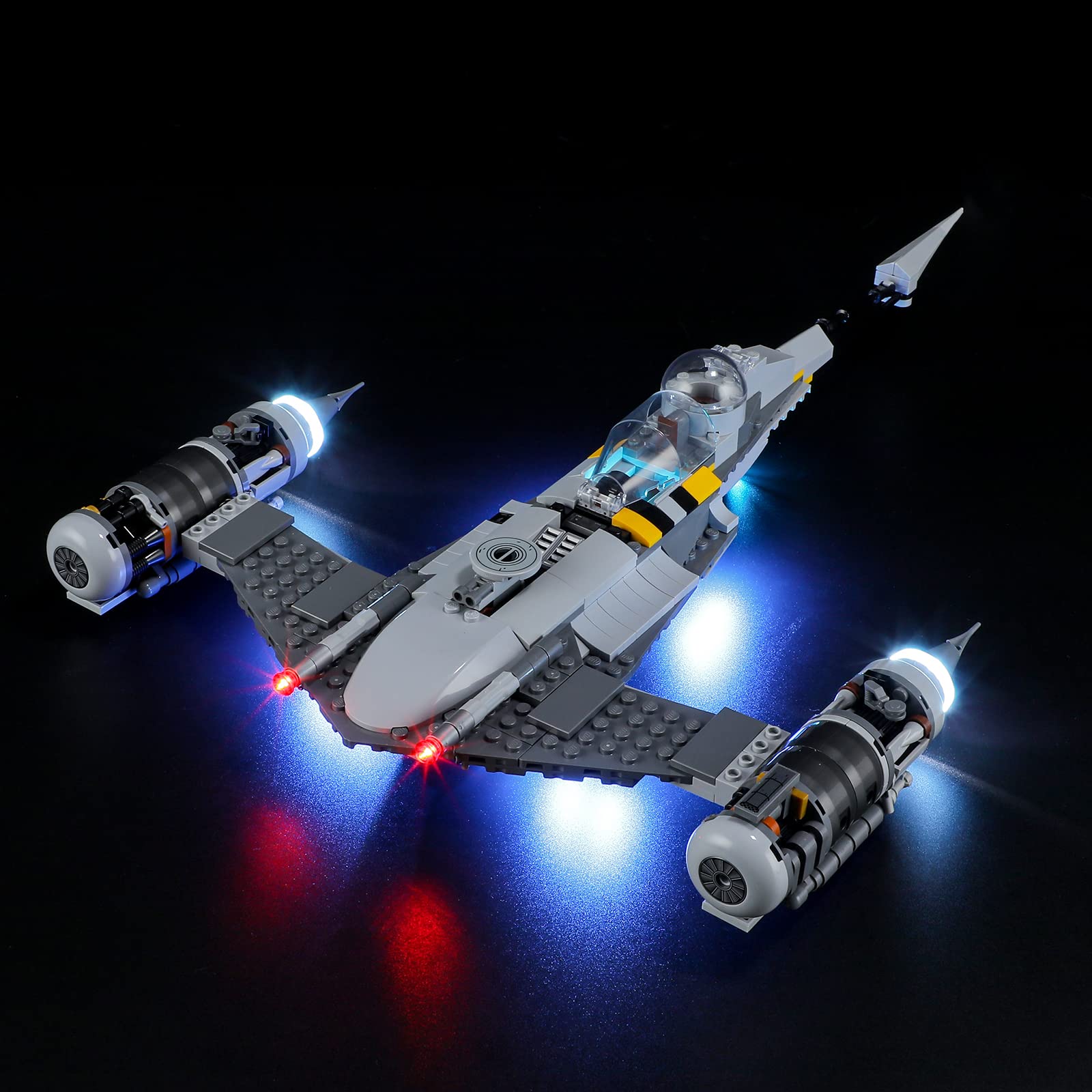BRIKSMAX Led Lighting Kit for LEGO-75325 The Mandalorian's N-1 Starfighter - Compatible with Lego Star Wars Building Blocks Model- Not Include the Lego Set