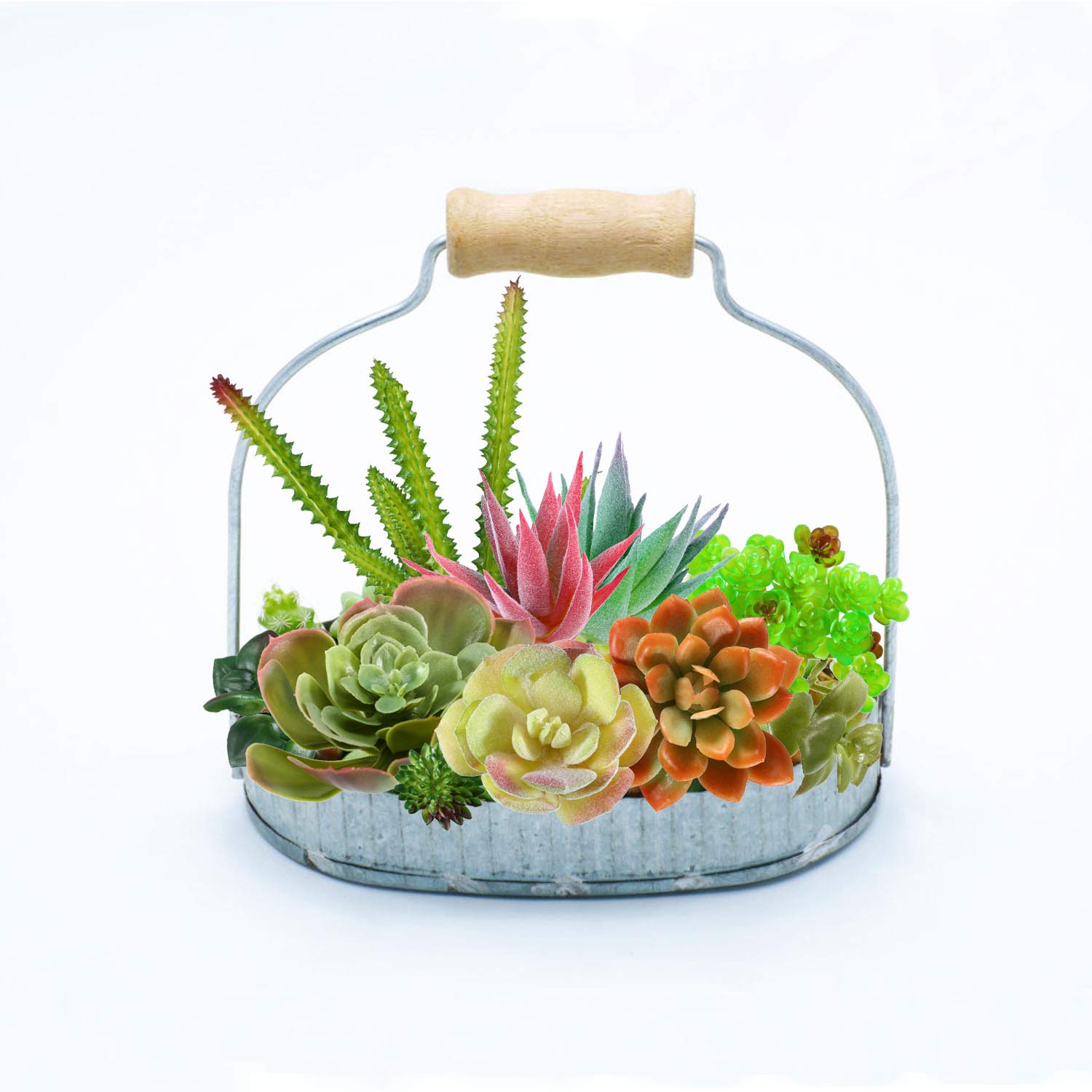 Beaspire Artificial Fake Succulent Plants 9 PCS Fake Plants Unpotted Faux Succulent Assorted for Indoor or Outdoor Decor, Office and Garden Arrangements Decoration