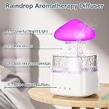 Sminiker Cloud Rain 450ML Humidifier with Remote Control 7 Colors Mood Light view 2