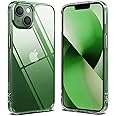 Ringke Fusion Compatible with iPhone 13 Mini Case, Hard Minimal Yellowing Clear Back Shockproof Soft TPU Bumper Phone Cover for 5.4-inch (2021) - Transparent