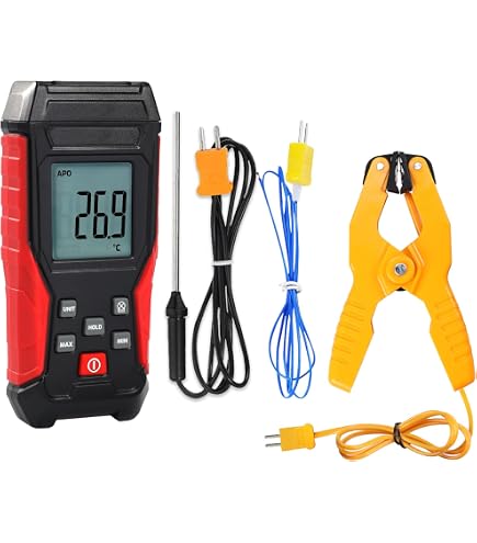 UNI-T UT320D Digital Thermometer Mini Dual Thermocouple Type K J