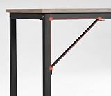 VASAGLE Computer Desk 135 x 60 cm Heather Greige Ink Black LWD043B02 view 5