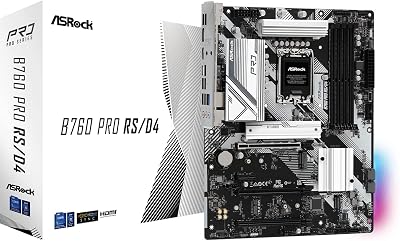 ASRock B760 Pro RS/D4 Intel B760 LGA 1700 ATX Motherboard DDR4