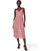 ASTR The Label Womens Astr The Label Women's Sleeveless Lace Fit & Flare Midi Dress