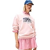 Tommy Jeans womens Medium Weight Pullover Crewneck With Printed Logo